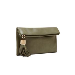India Hicks Carmen Clutch Army